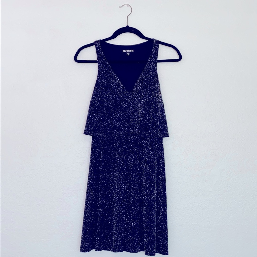 Sexy mini dress above the knee